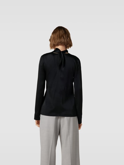 Victoria Beckham Bluse mit V-Ausschnitt Black 5