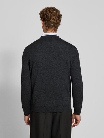 Polo Ralph Lauren Regular Fit Pullover aus reiner Wolle Anthrazit 5