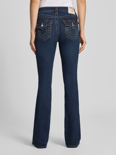 TRUE RELIGION Bootcut Jeans aus Baumwoll-Mix Modell 'BECCA' Dunkelblau 5