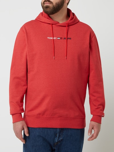 Tommy Jeans Plus PLUS SIZE Hoodie aus Baumwollmischung Rot 4