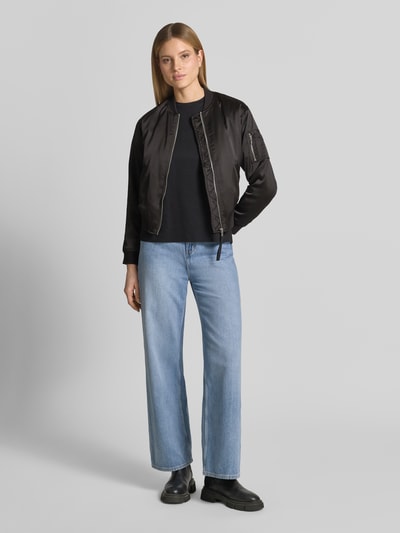khujo Regular Fit Bomberjacke mit Stehkragen Modell 'Beth' Black 1