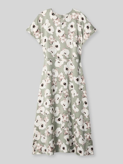 Calvin Klein Womenswear Freizeitkleid mit Allover-Muster Khaki Melange 2