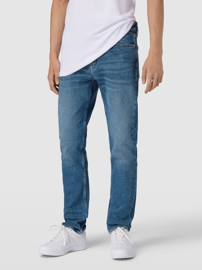 Calvin Klein Jeans Jeansy o kroju slim fit z 5 kieszeniami Jeansowy niebieski 4