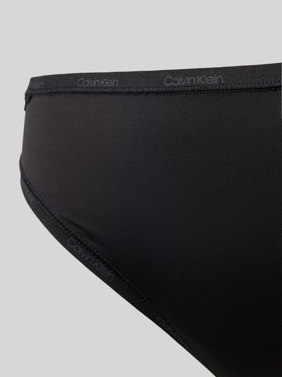 Calvin Klein Underwear Stringi z nadrukami z logo Czarny 2