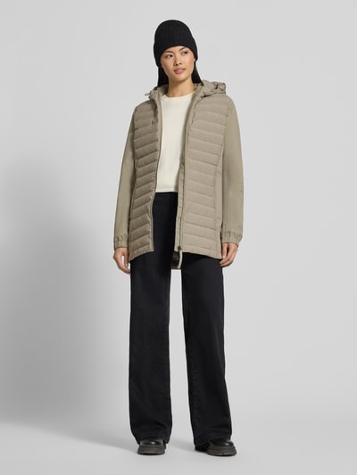 camel active Steppmantel mit Zweiwege-Reißverschluss Khaki 1
