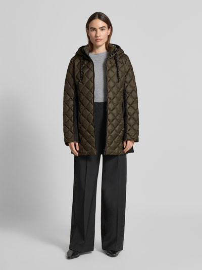 Fuchs Schmitt Regular Fit Steppjacke mit gefüttertem Stehkragen Oliv 1