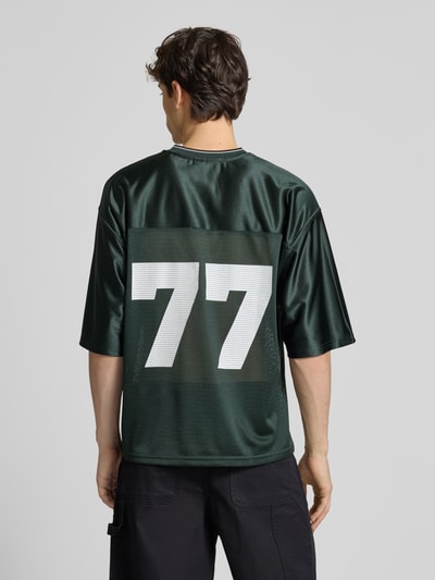 REVIEW Trikot mit Label-Stitching Dunkelgruen 5