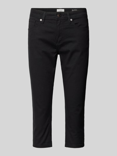 QS Caprihose in unifarbenem Design Black 2