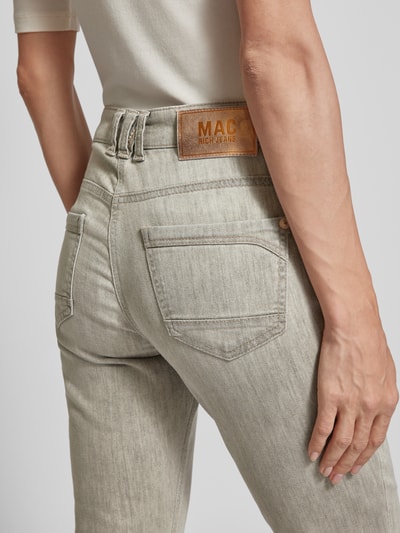 MAC Slim Fit Jeans mit 5-Pocket-Design Modell 'Rich' Hellgrau 3