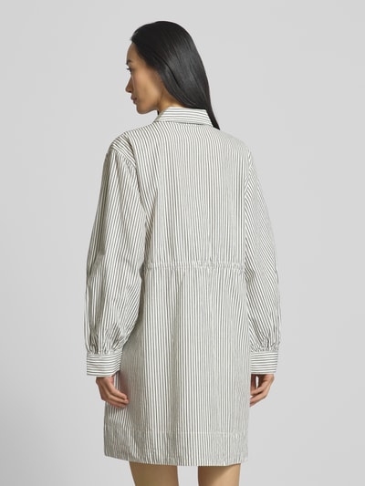 Jake*s Casual Hemdblusenkleid mit Tunnelzug Dunkelblau 5