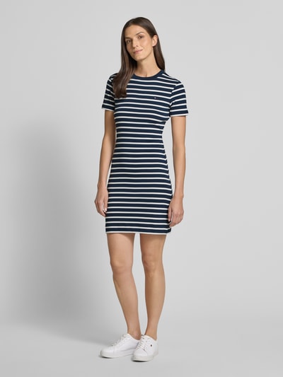 Tommy Hilfiger Getailleerde mini-jurk van puur katoen Marineblauw - 1