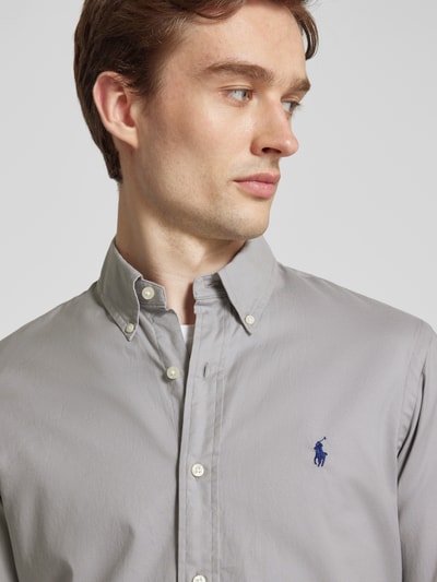 Polo Ralph Lauren Vrijetijdsoverhemd met button-downkraag Lichtgrijs - 3