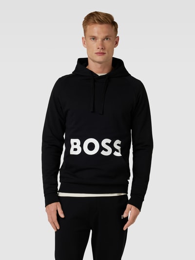 BOSS Hoodie mit Label-Print Modell 'Fashion' Black 4