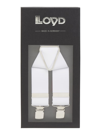 Lloyd Men's Belts Bretels in X-vorm Wit - 3