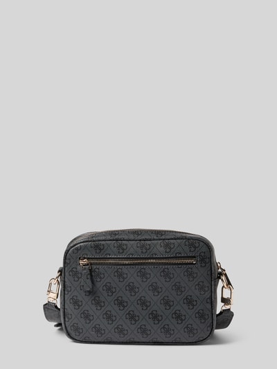 Guess Schoudertas met labelapplicatie, model 'MERIDIAN' Grafiet - 4