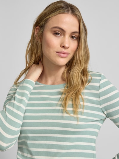 Christian Berg Woman Longsleeve mit Rundhalsausschnitt Helltuerkis 3