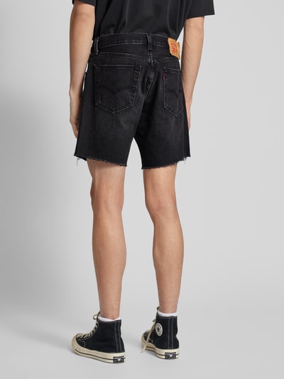 Levi's® Regular Fit Jeansshorts mit Knopfverschluss Black 5