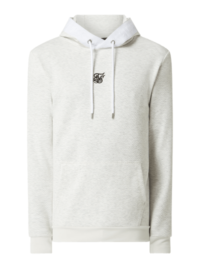 SIK SILK Hoodie met logo  Offwhite - 2