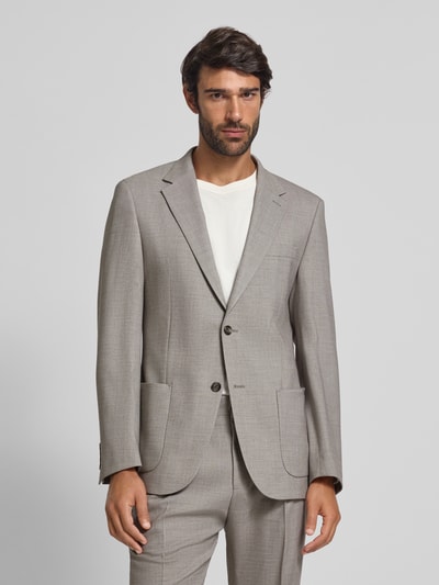 Strellson Marynarka do garnituru o kroju slim fit z dodatkiem wełny model ‘ARNDT’ Beżowy 4