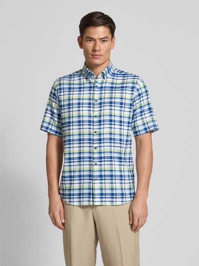 ETERNA Modern fit zakelijk overhemd met 1/2-mouwen Groen - 4