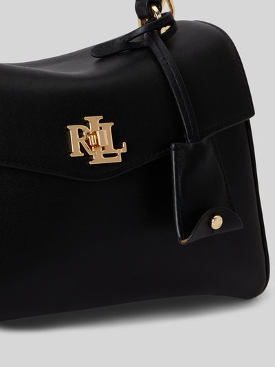 Lauren Ralph Lauren Handtas met echt leer met afneembare schouderband Zwart - 6