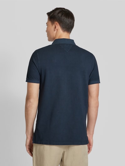 Tommy Hilfiger Regular Fit Poloshirt mit Logo-Stitching Marine 5