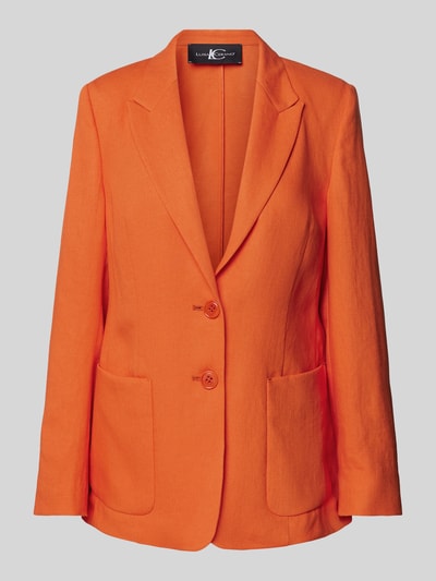 Luisa Cerano Blazer met steekzakken Oranje - 2