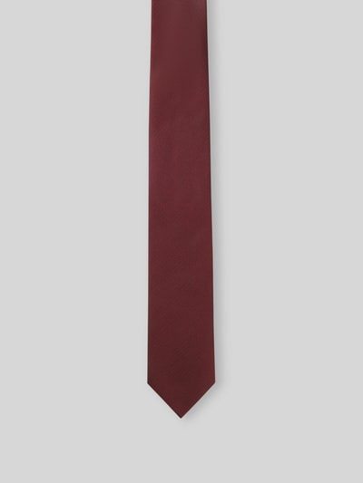 BOSS Krawatte aus Seide-Mix Modell 'H-Tie 7,5 CM-262' Bordeaux 1