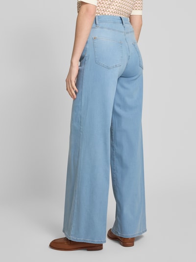 Raffaello Rossi Loose fit jeans met steekzakken, model 'SENA' Lichtblauw - 5
