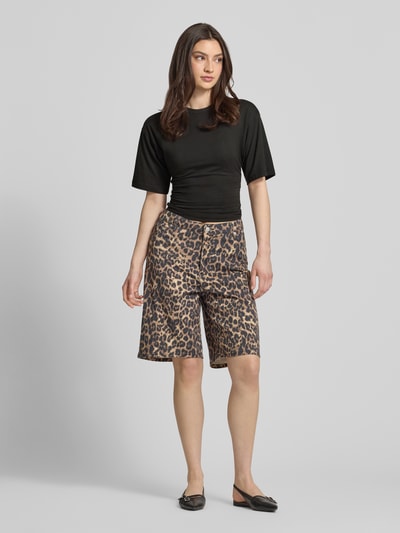 JJXX T-Shirt in tailliertem Schnitt Modell 'ELORA' Black 1