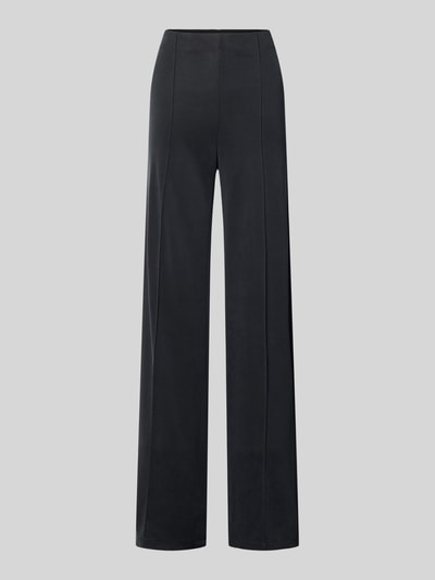 Produktfoto, Hose aus Modal-Mix mit Längsnähten von Jake*s Collection in Dunkelgrau, Relaxed-Fit, elastischer Bund, glatte Textur