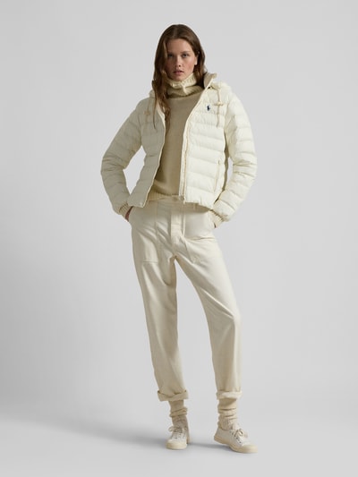 Polo Ralph Lauren Steppjacke mit Kapuze Ecru 1