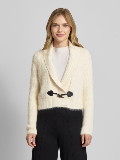 Zero Cardigan mit Reverskragen Offwhite 4