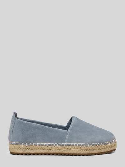 Marc O'Polo Espadrilles van suède model 'GEM' Lichtblauw - 2