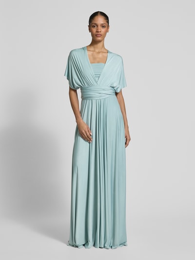 Rose Avenue Abendkleid mit V-Ausschnitt Ocean 4