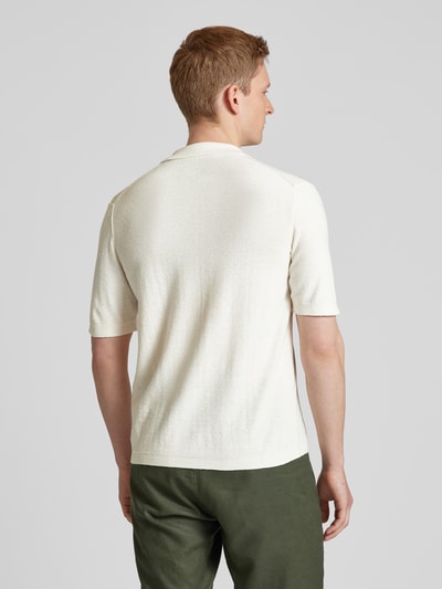 Marc O'Polo Slim fit vrijetijdsoverhemd met platte kraag Offwhite - 5