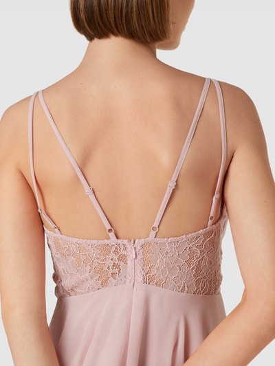 V.M. Cocktailkleid mit Spitzenbesatz Rose 3