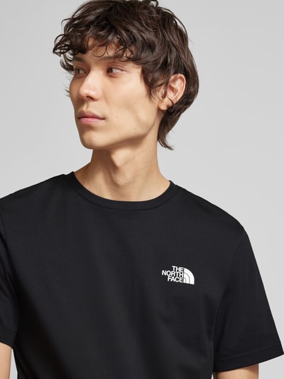 The North Face T-Shirt mit Label-Print Modell 'SIMPLE DOME' Black 3