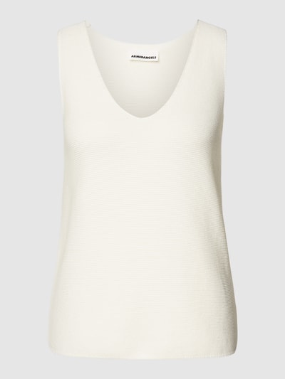 Armedangels Tanktop mit Strukturmuster Modell 'WILMA' Offwhite 2