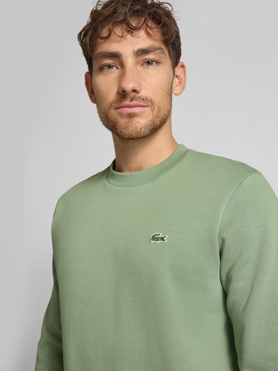 Lacoste Regular fit sweatshirt van katoenmix Groen - 3