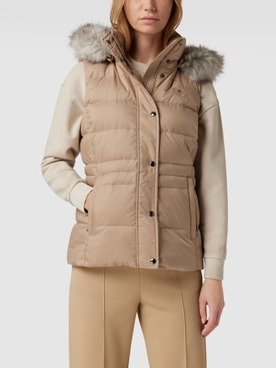 Tommy Hilfiger Daunenweste mit Kapuze Beige 4