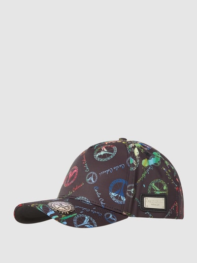 CARLO COLUCCI Cap mit Logo-Muster Schwarz 1