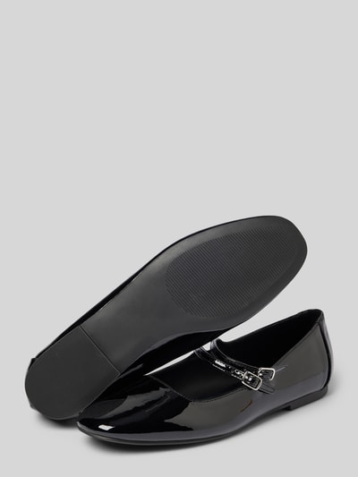 Steve Madden Ballerina's met riempjes, model 'ALISAH' Zwart - 3