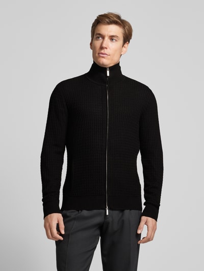 Emporio Armani Strickjacke mit Reißverschluss Black 4