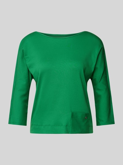 Marc Cain T-shirt met steekzak Groen - 2