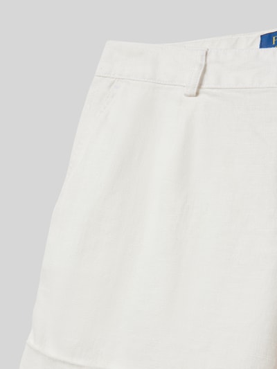 Polo Ralph Lauren Teens Korte broek van linnen met steekzakken Offwhite - 2