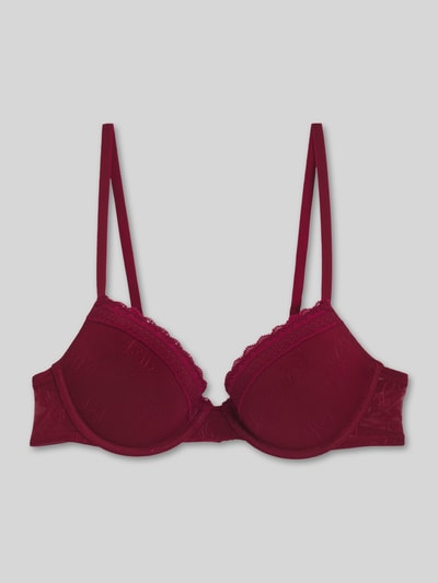 HUGO BH mit Push Up Cups Bordeaux 1