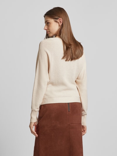 Betty Barclay Strickpullover mit gerippten Abschlüssen Beige 7