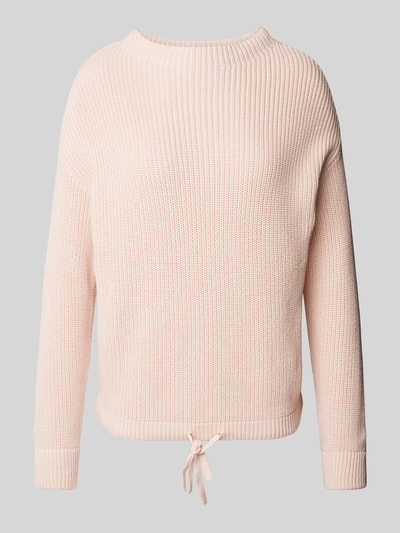 Jake*s Casual Oversized Strickpullover aus Viskose Rosa 1