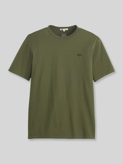 Levi's® Regular Fit T-Shirt aus reiner Baumwolle Oliv 1